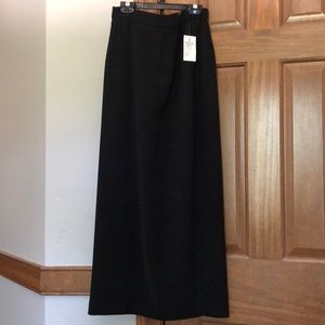 Positive Attitude Black Maxi Pencil Skirt